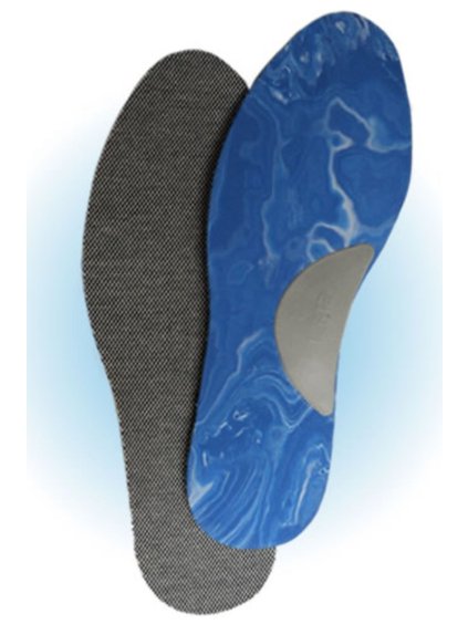 Antibacterial Silver Shoe Insoles – Mild Support for the Longitudinal Arch