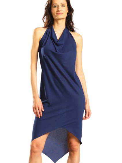 Thira Blue Halter-Neck Dress – nanoSPACE by LADA