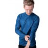 Ultralight Dark Blue Quick Dry Long Sleeve T-shirt Plastic nanosilver®  ultralight, vhodné na zimní sporty