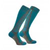 Blue Winter Ski Merino Wool Socks SPACE nanosilver®