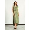 Khaki Long Dress Kea – nanoSPACE by LADA