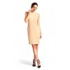 Nude krátké rolákové šaty Elafiti – nanoSPACE by LADA (Velikost XXL)