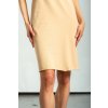 Nude krátké rolákové šaty Elafiti – nanoSPACE by LADA (Velikost XXL)