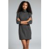 Černé melé minišaty Myra – nanoSPACE by LADA (Velikost XXL)