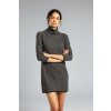 Černé melé minišaty Myra – nanoSPACE by LADA (Velikost XXL)