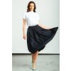 Černá sukně Andira – nanoSPACE by LADA (Velikost XL)