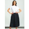 Černá sukně Andira – nanoSPACE by LADA (Velikost XL)