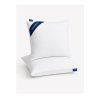 2 pack anti allergy pillow 40 x 40 cm non quilted zippered