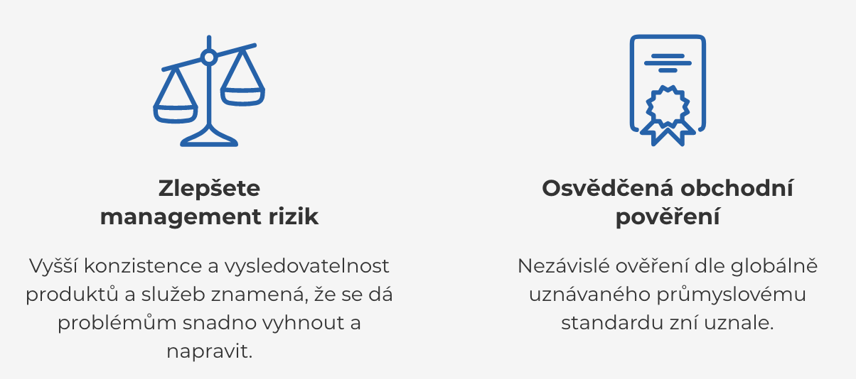 Certifikacia podľa ISO 9001