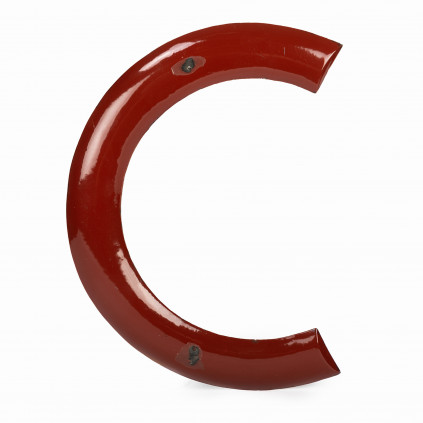 Enameled letter "C"
