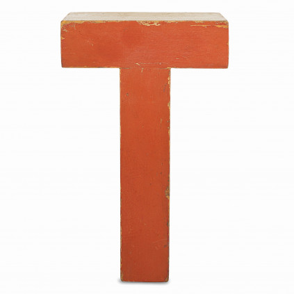 Dřevěné písmeno "T"