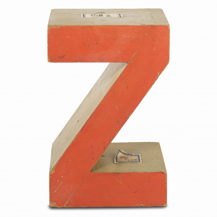 Wooden letter "Z"