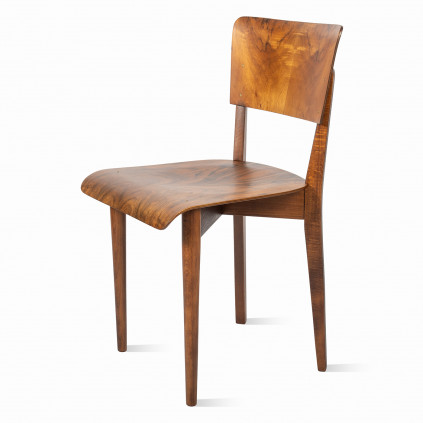 Wooden chair by Jindřich Halabala