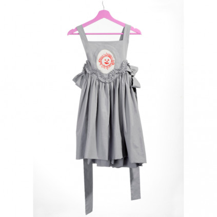 Dětské šaty s vyjímatelnou výšivkou / jednoduché