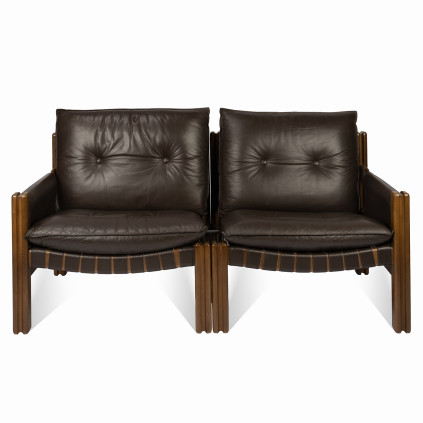 Leather sofa TON