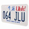 Utah License Plate