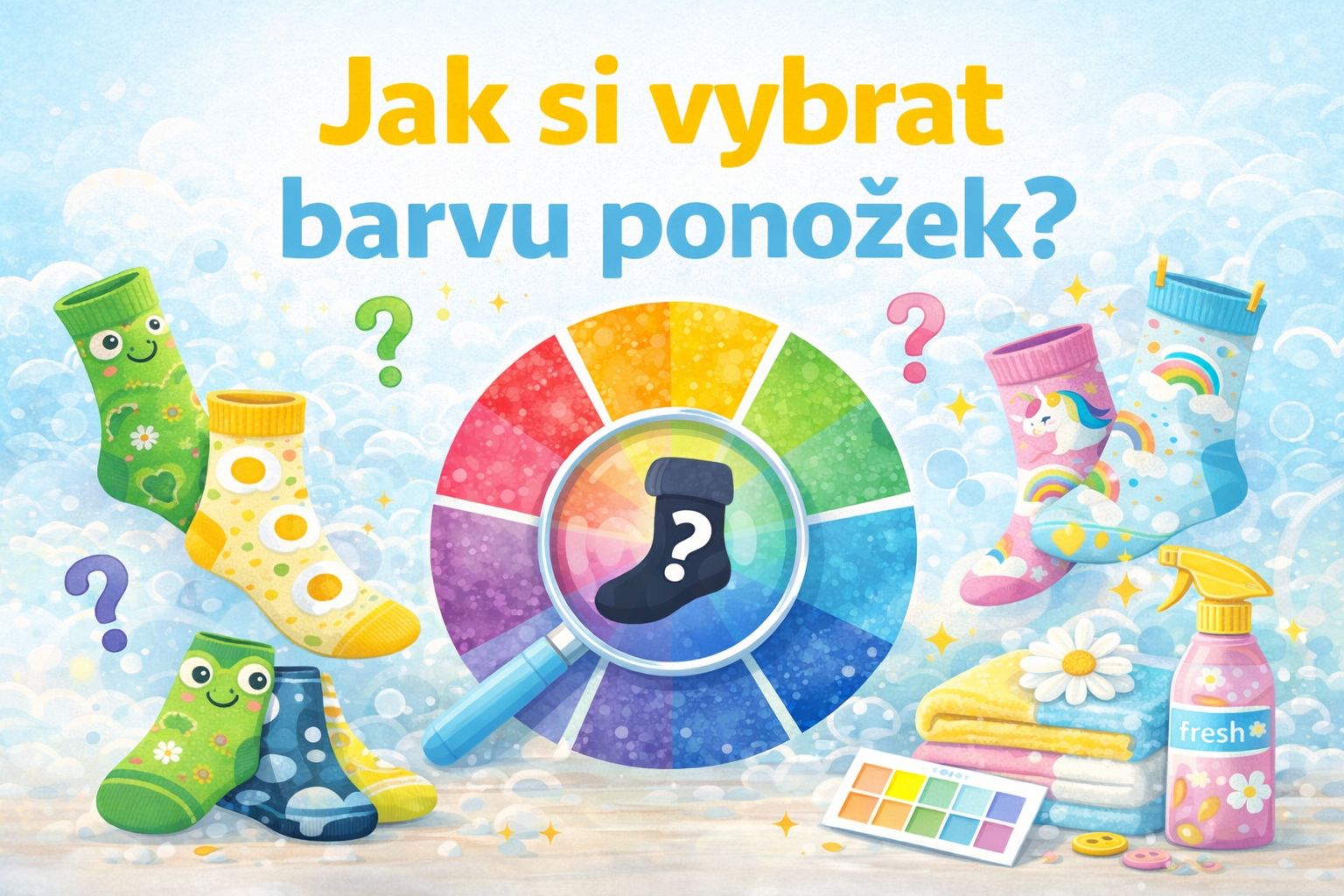 Jak si vybrat barvu ponožek?