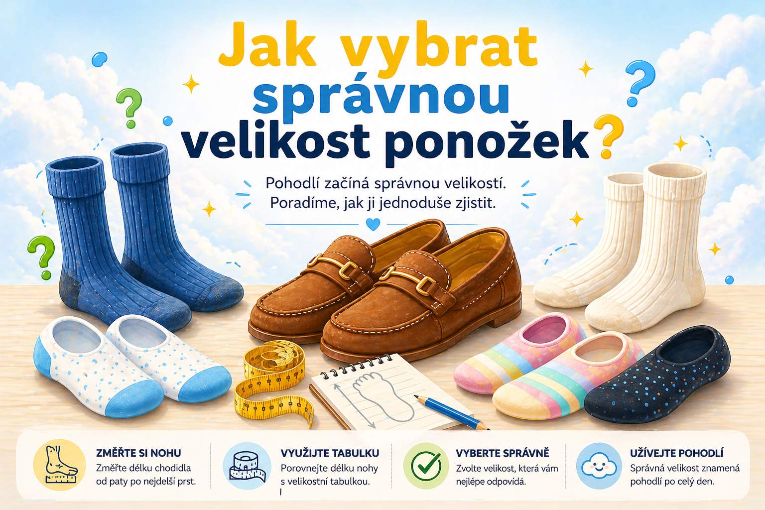 Jak vybrat správnou velikost?