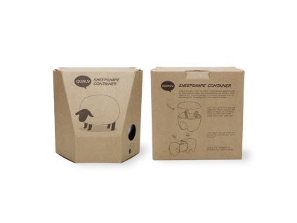 28262 multifunkcni zasobnik qualy sheepshape container cerna ovecka bila doza