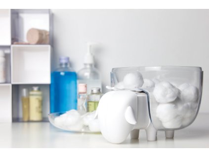 28265 multifunkcni zasobnik qualy sheepshape container bila ovecka pruhledna doza