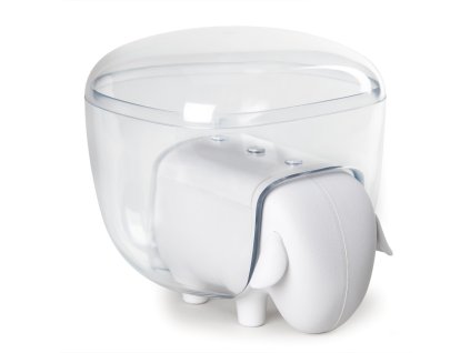 28265 multifunkcni zasobnik qualy sheepshape container bila ovecka pruhledna doza