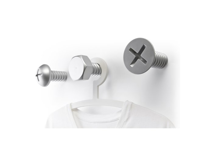 27944 4 vesaky qualy screw collection 7 2 x 7 2 x h 10 2 cm 3ks stribrne