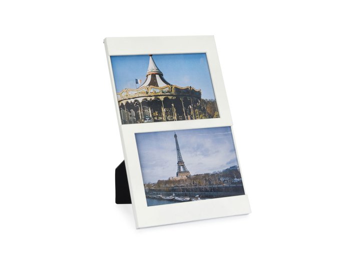 frame dijon 2x 10x15 white plastic 23991