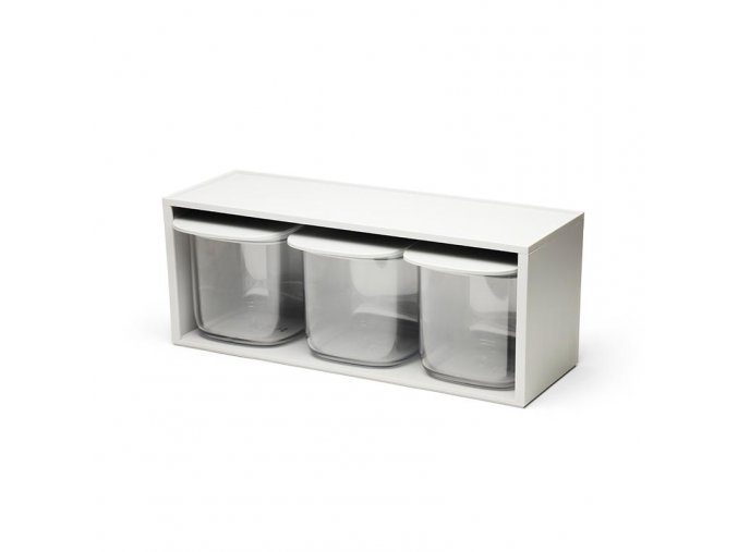 Flat Top Storage Jar Drawer Rack 08