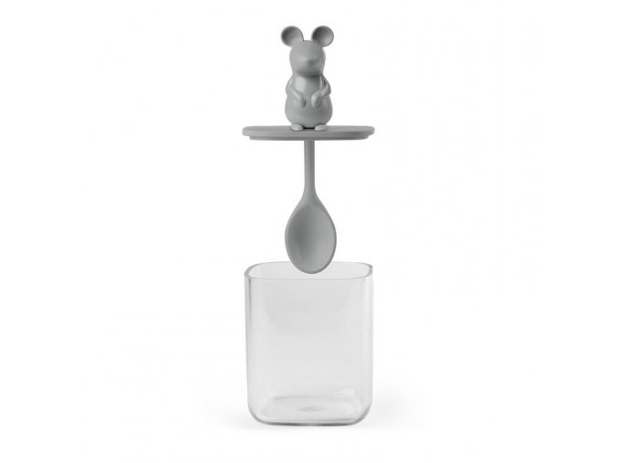 Dóza se lžičkou QUALY DESIGN Lucky Mouse 10365, 250ml