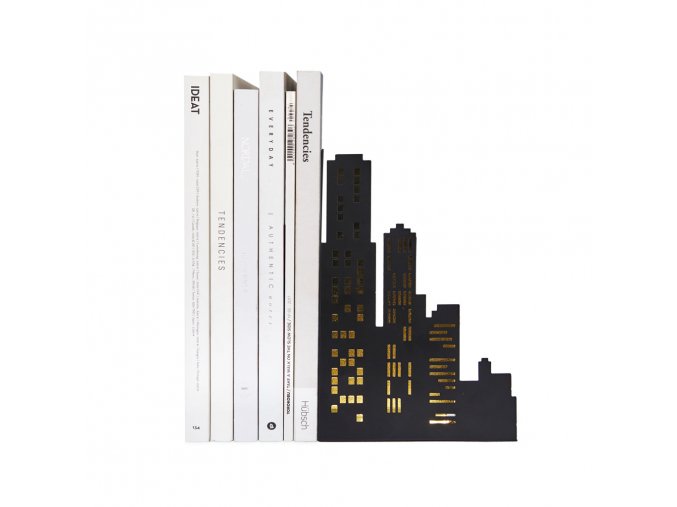 bookend city lights black with light 2xaa 27750
