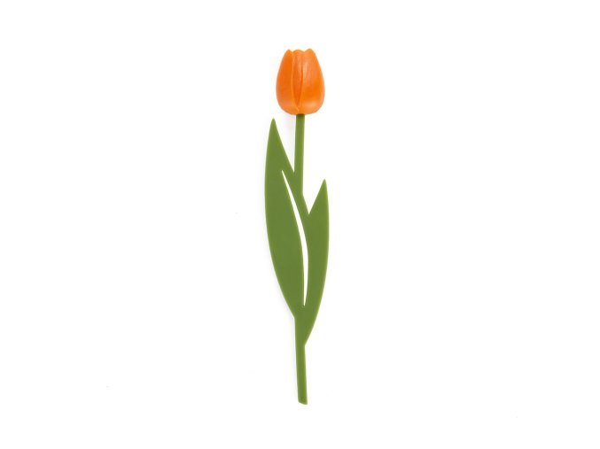 Knižní záložka BALVI Tulip 27899. oranžový