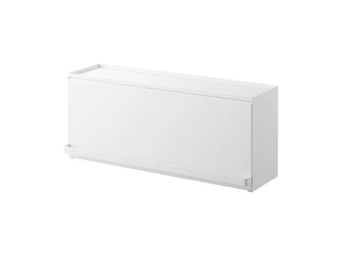 Polouzavřený úložný box na pracovní desku YAMAZAKI Tower 1452, bílý