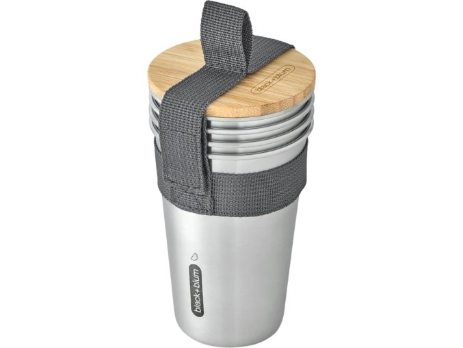 38925 sada 4ks nerezovych kelimku black blum steel ol cup001 500ml