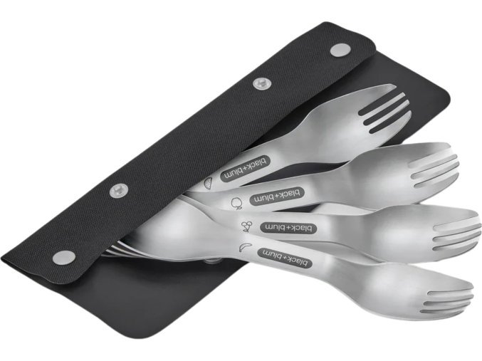 38931 sada 4ks priboru black blum spork ol sp001