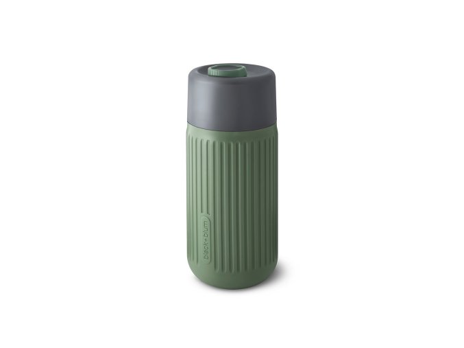 38955 skleneny cestovni hrnek black blum travel cup tc gr010 340ml grey olive