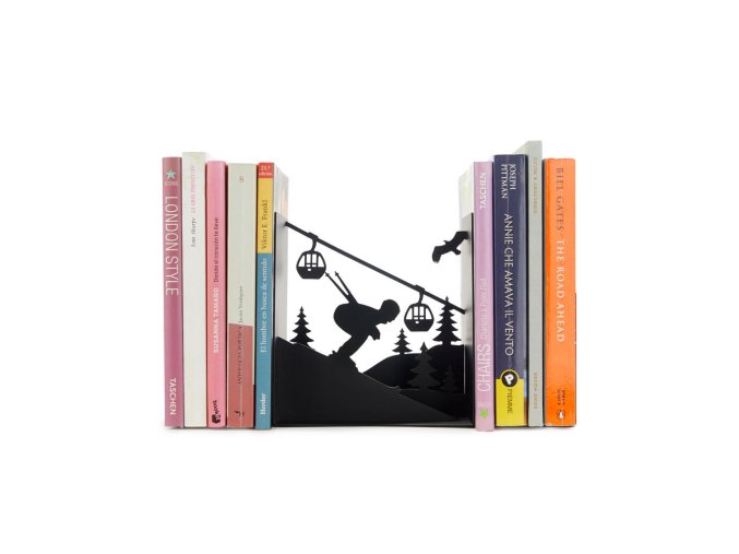 bookend ski run black metal 28128