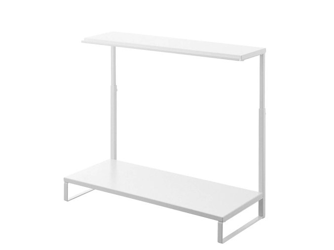 Dvoupatrový stojan k monitoru YAMAZAKI Tower 1302, bílý