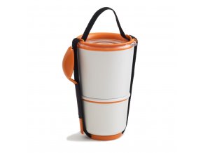 26912 svacinovy box black blum lunchpot appetit 800ml bily oranzovy