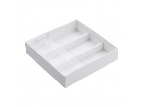 29567 prihradky do zasuvky yamazaki tower 3441 plast bile