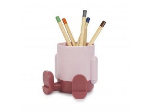 pen holder mr sitty pink plastic 27746