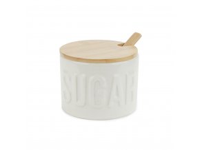 sugar bowl sugar white ceramic bamboo 27796