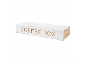 coffee box blanco metal bamboo 27814