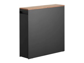 Výsuvný WC organizér YAMAZAKI Tower 1427, černý