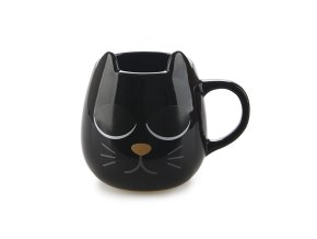 mug wake cat black black 27590