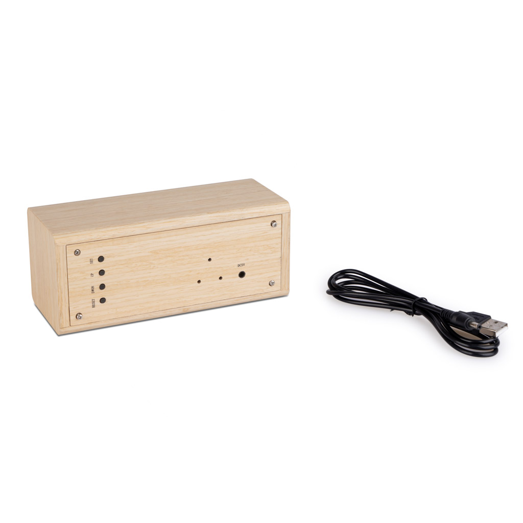 Stolní hodiny / budík Timber 27166 BALVI