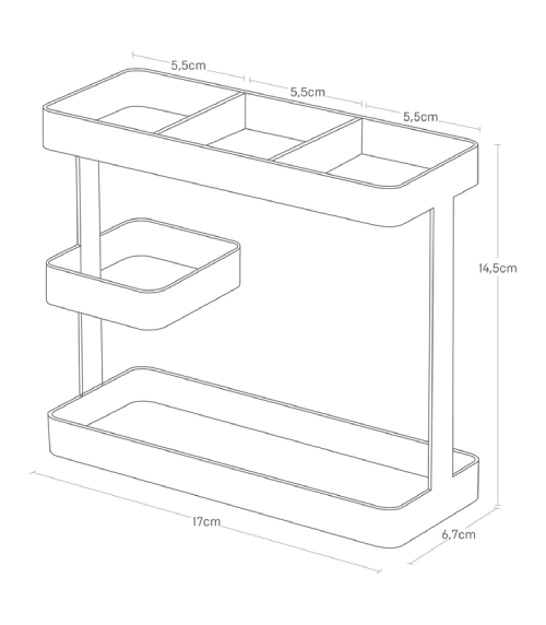 Stojánek na kuchyňské nástroje Tower 7841, bílý YAMAZAKI