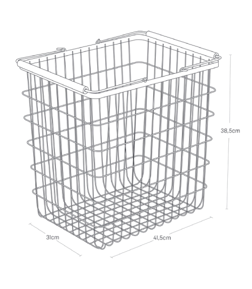 Koš na prádlo Tosca 2810, 33l, bílý YAMAZAKI