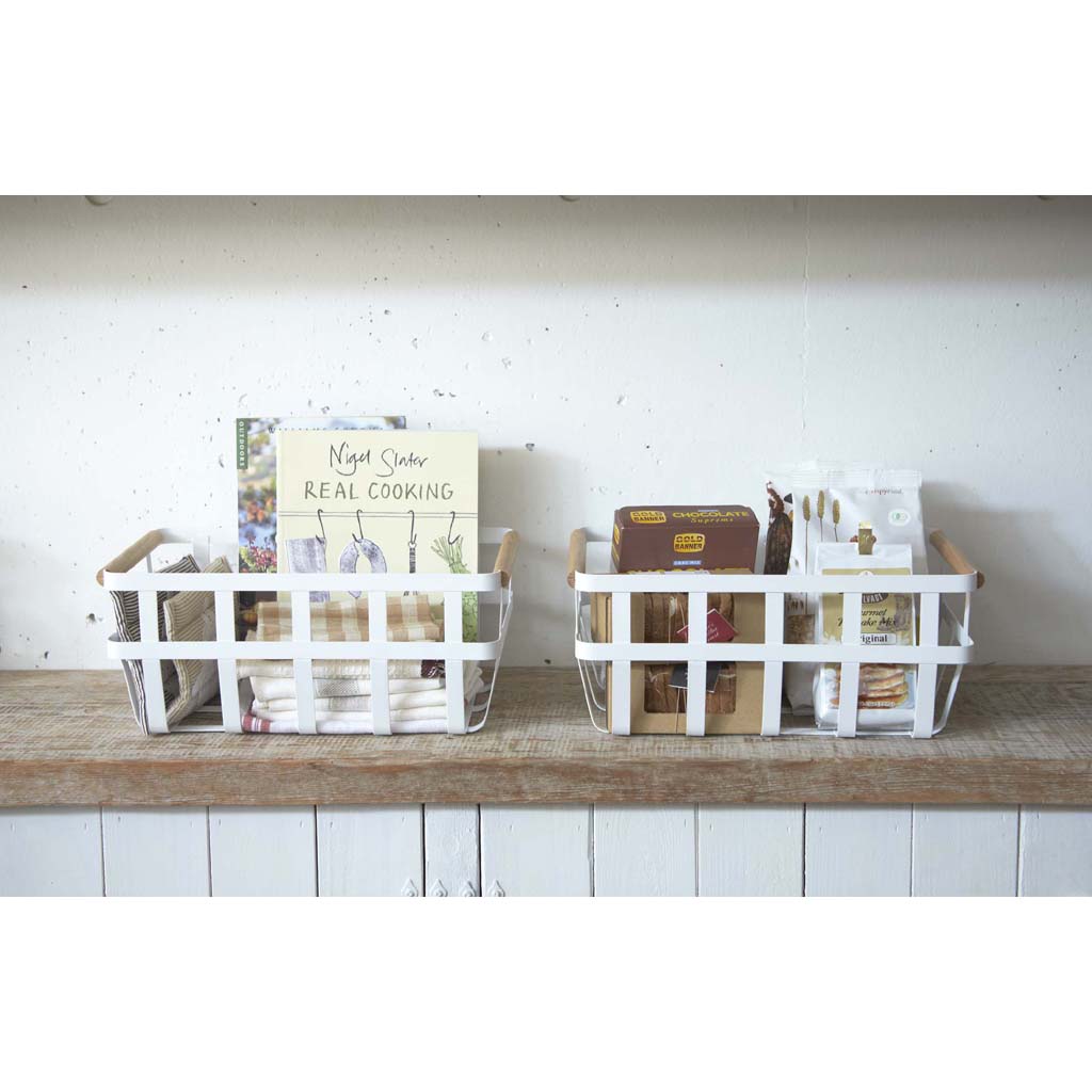 Košík Tosca 2507, bílý YAMAZAKI