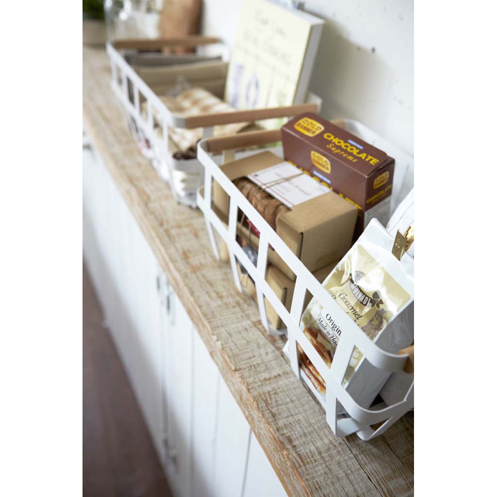 Košík Tosca 2507, bílý YAMAZAKI