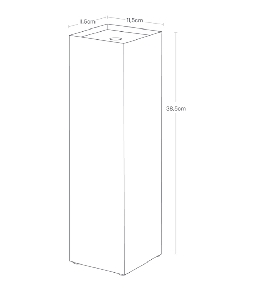 Stojan na toaletní papír Tower 7851, černý YAMAZAKI